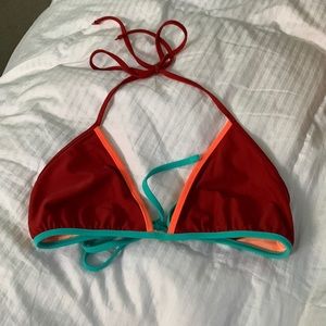 Aerie triangle bikini top